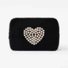 BTB Teddy Heart Cosmetic Pouch -Parker And Hyde shop 0222 06xBLACKxPrimary 78272493