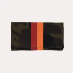 Totem Camo Clutch With Double Stripe