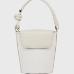 Behno Helen Canvas Natural Mini Bucket Bag