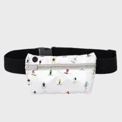 HiLoveTravel Women's Dancing Skiers Invisible Fanny Pack