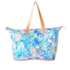 Lilly Pulitzer Women's Getaway Packable Tote -Parker And Hyde shop 27747 515beckonbluejunipero