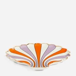 Jonathan Adler Scallop Trinket Tray -Parker And Hyde shop 33102 xORANGEPURPLExAlt2 98710655