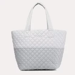 MZ Wallace Overcast & Mist Colorblock Oxford Large Metro Tote