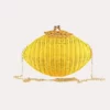 Serpui Marie Sicilian Lemon Wicker Bag