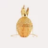 Serpui Marie Pineapple Clutch -Parker And Hyde shop 8207pineapple natural 10883d45 5eff 4a60 b76f b37cd21a5de7