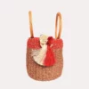 Serpui Marie Lauren Straw Basket Bag