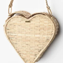 Kaanas Soledad Heart Bag -Parker And Hyde shop A01032 NATURALalt1