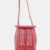 KAANAS Neiva Handwoven Lantern Handbag -Parker And Hyde shop A01044xCHERRYxPrimary 33524615