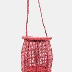 KAANAS Neiva Handwoven Lantern Handbag