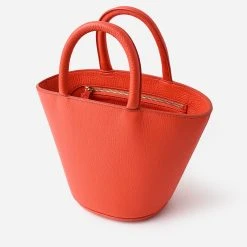 Sprwmn Mini Le Panier Bag -Parker And Hyde shop BAG001LxCORALxAlt1 52162790