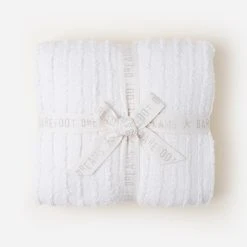 Barefoot Dreams CozyChic® Angular Rib Blanket -Parker And Hyde shop BDHCC21334xCREAMxPrimary 82334201