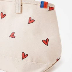 Kule Women's All Over Heart Medium Tote -Parker And Hyde shop BG69R4xCANVASxAlt2 57710410