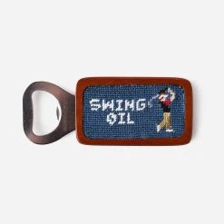 Smathers & Branson Swing Oil Needlepoint Bottle Opener