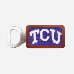 Smathers & Branson Texas Christian University Needlepoint Bottle Opener
