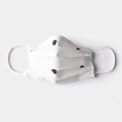 BROOKE WRIGHT DESIGNS Brooke Wright Design Black Dot Domino Mask