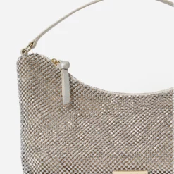Loeffler Randall Cam Diamanté Baguette Bag