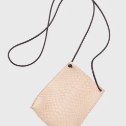 B-MAY Dune Python Cell Pouch Crossbody Bag