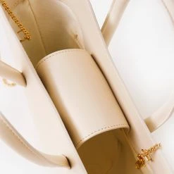 Little Liffner Women's Micro Chained Open Tulip Tote -Parker And Hyde shop CR3643xLIGHTBEIGExAlt2 66844490