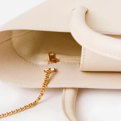 Little Liffner Women's Micro Chained Open Tulip Tote -Parker And Hyde shop CR3643xLIGHTBEIGExAlt4 66844495