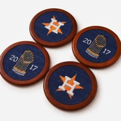 Smathers & Branson Houston Astros 2017 World Series Coaster Set -Parker And Hyde shop CST AstrosWS2017xASTROSxAlt4 75180153