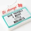 Cozumel Publishing Company El Arroyo Glass Ornament -Parker And Hyde shop ELARROYOORNAMENTxMERRYMARGARITAxAlt1 81177414
