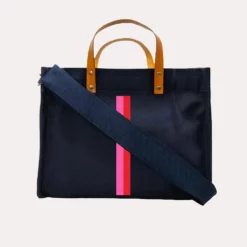 Parker Thatch Red And Pink Racer Stripe Mimi Bag