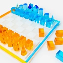 TIZO Lucite Chess Set