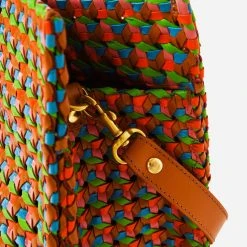 Clare V. Simple Tote Bag -Parker And Hyde shop HB TT ST 100122xNATURALWMULTIRATTANxAlt3 68337422