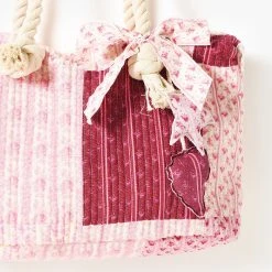 LoveShackFancy Women's Oran Weekender Bag -Parker And Hyde shop LA057 700xBURGUNDYLEAVESxAlt1 48120674