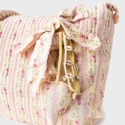 LoveShackFancy Women's Oran Weekender Bag -Parker And Hyde shop LA057 700xFROSTEDPETALPINKxAlt3 45082203