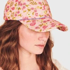 LoveShackFancy Loveshack Fancy Women's Therese Hat -Parker And Hyde shop LA190 700xROSEPINKxPrimary 12175907