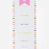 Taylor Elliot Designs Striped Magnetic Grocery List Pad