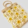 Lele Sadoughi Women's Daisy Crochet Mini Tote