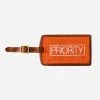 Smathers & Branson Priority Needlepoint Luggage Tag -Parker And Hyde shop LT 51xORANGExPrimary 50509741
