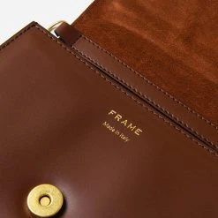 Frame Le Signature Mini Bag -Parker And Hyde shop LWAX0364xTOBACCOxAlt1 76790066