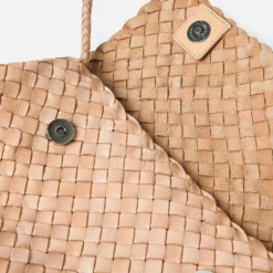 Loeffler Randall Mabel Woven Shoulder Bag -Parker And Hyde shop MABEL WLxDESERTSANDWOVENLEATHERxAlt2 93918238