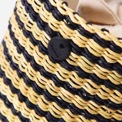 Muun Women's Mini Abby Mstripe Bag -Parker And Hyde shop MAMS COT BBLECxBLACKBLACKxAlt4 61081830