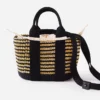 Muun Women's Mini Abby Mstripe Bag -Parker And Hyde shop MAMS COT BBLECxBLACKBLACKxPrimary 61081821