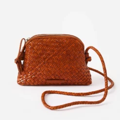 Loeffler Randall Women's Marybeth Woven Crossbody Bag -Parker And Hyde shop MARYBETH WLxTIMBERBROWNxAlt1 65460353