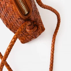 Loeffler Randall Women's Marybeth Woven Crossbody Bag -Parker And Hyde shop MARYBETH WLxTIMBERBROWNxAlt2 65460355