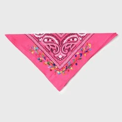 Nativa Women's Oaxacan Embroidered Bandana