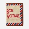 Smathers & Branson Bon Voyage Needlepoint Passport Case -Parker And Hyde shop PC 03xLIGHTKHAKIxPrimary 50465009