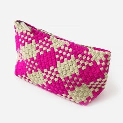 Naghedi Portofino Medium Cosmetic Case -Parker And Hyde shop PORTOFINO MEDIUMxHIBISCUSxAlt1 56931124