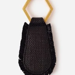 Lindsay Albanese The Fray Hat Holder -Parker And Hyde shop RAFFIANATURALxBLACKxAlt1 72549696