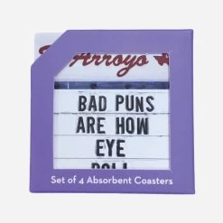 Cozumel Publishing Company El Arroyo Set Of Four Coasters