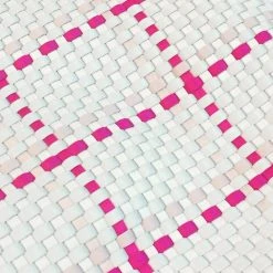 Naghedi Women's St. Barths Large Plaid Tote -Parker And Hyde shop SN0124xCOTTONCANDYxPrimary 1544771