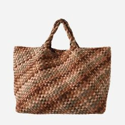 Naghedi Women's St. Barths Large Plaid Tote -Parker And Hyde shop SN0124xSAHARAxPrimary 71101710