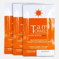 Tan Towel Half Body Plus Tan Towelette