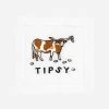 August Morgan Tipsy Cocktail Napkin Set -Parker And Hyde shop TIPSYSETOF4xWHITExPrimary 53809009