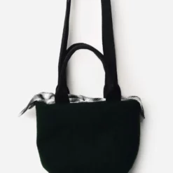 Muun Tomas Robin Felt Mini Tote -Parker And Hyde shop TOMAS ROBINxGREENSQUAREGREENBLACKxPrimary 67725413
